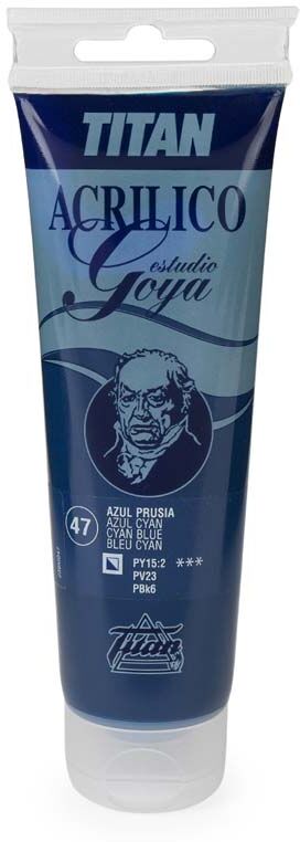 Titan Arts Pintura acrílica Goya 125ml azul prusia