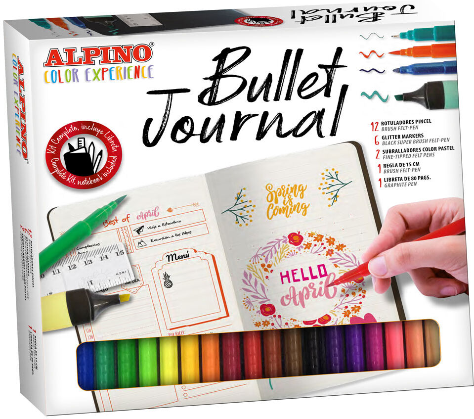 Alpino Set rotuladores  Bullet Journal Color Experience