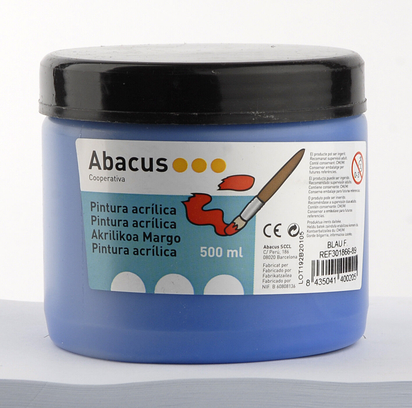 Abacus Pintura acrílica  500ml azul oscuro