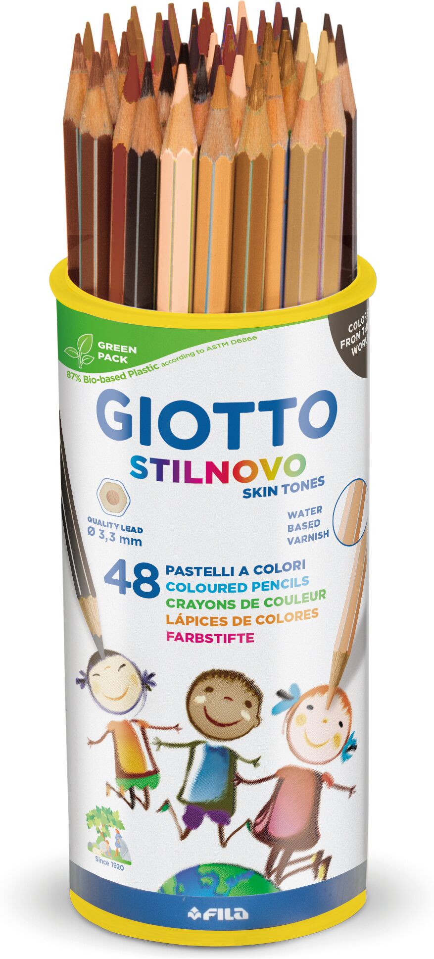 Giotto Lápices de Colores  Stilnovo Skin Tones 48 colores