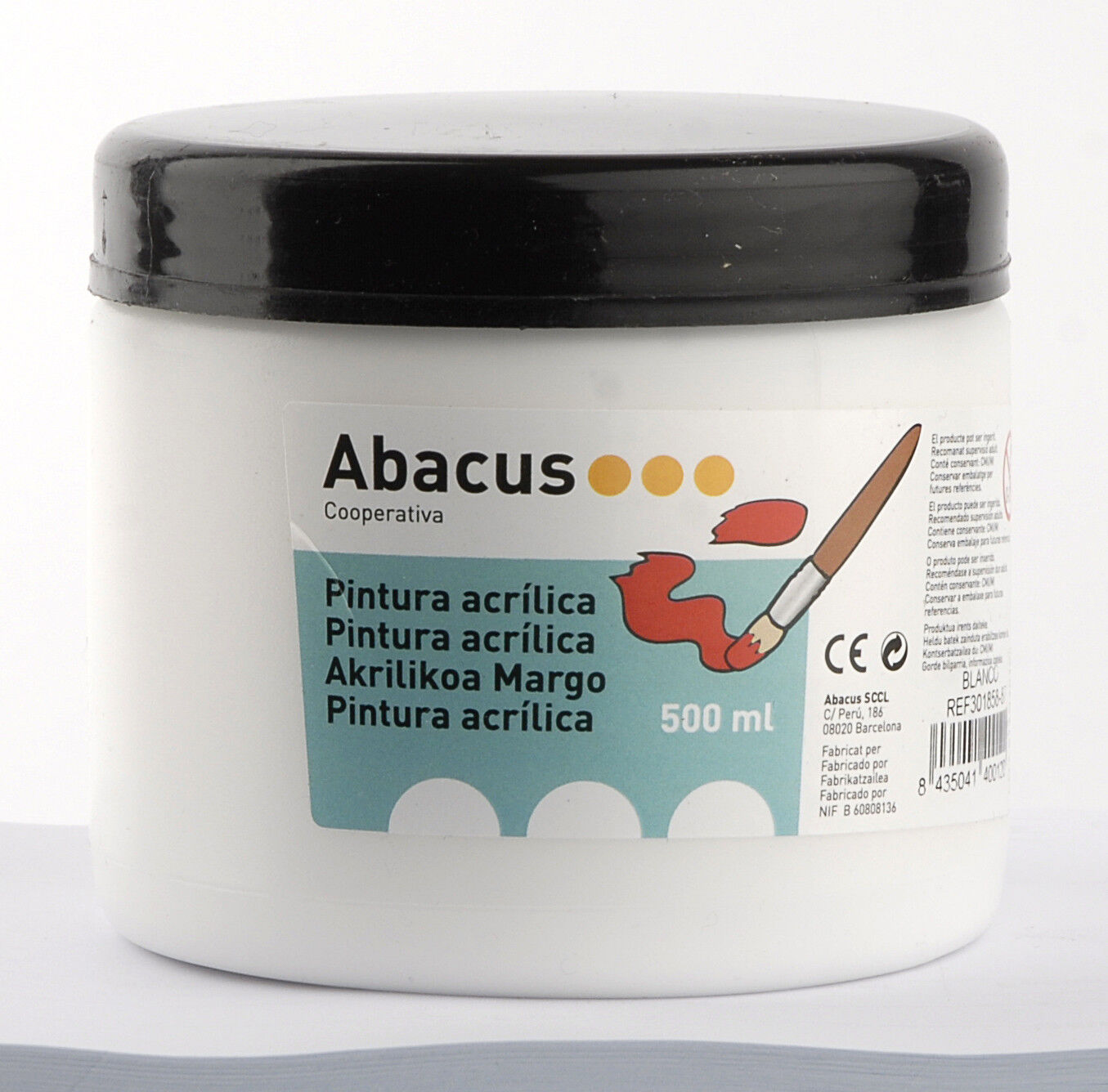 Abacus Pintura Acrílica  500ml blanco