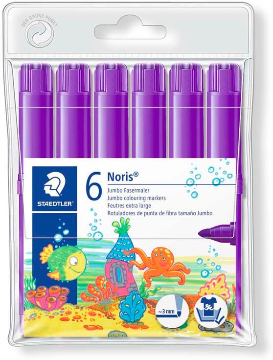 Staedtler Rotulador  Noris 340 lila 6u