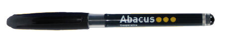 Abacus Bolígrafo Roller  negro, 10 unidades