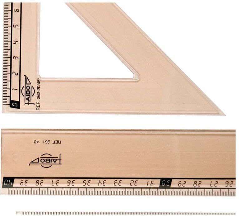 Tecnit Cartabón  Faibo 20 cm