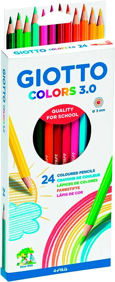 Giotto Lápices de colores 3.0  24 colores