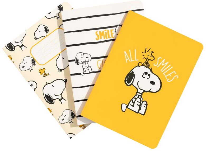 Erik Set 3 Libretas A6 Snoopy Lazy Days