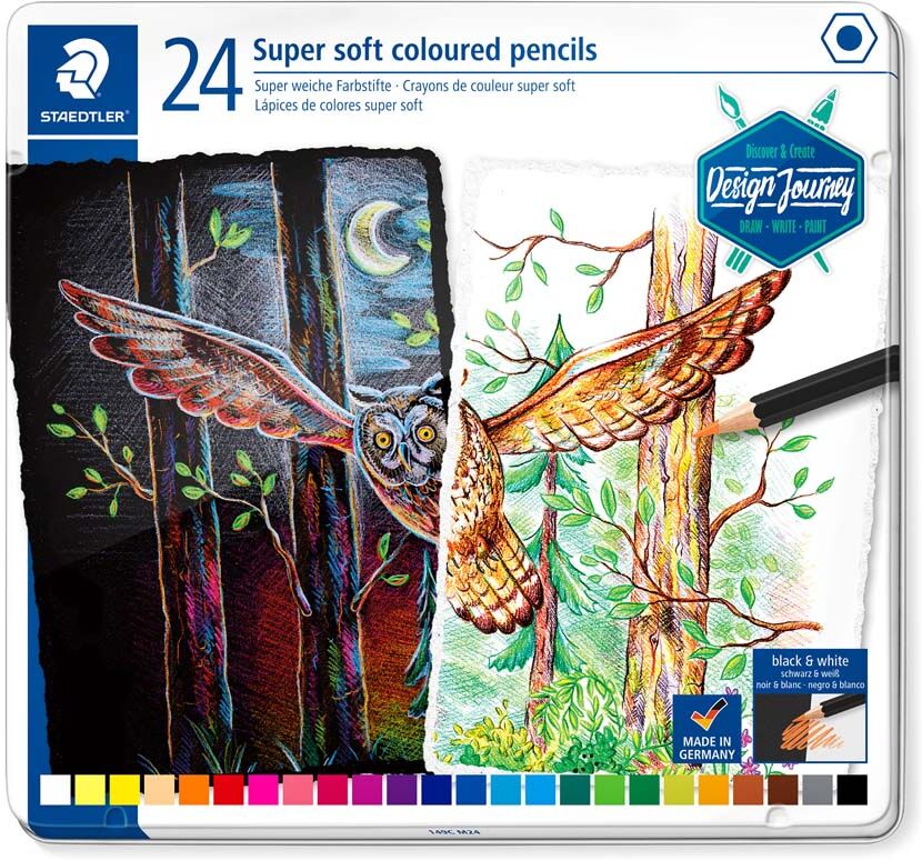 Staedtler Lápiz  Super Soft 24 colores