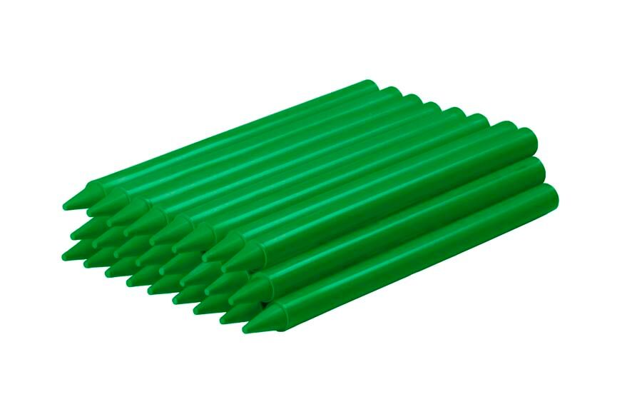 Jovi Ceras plásticas  Plasticolor verde 25u
