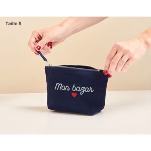 Cadeaux.com Trousse personnalisee brodee - Bleu