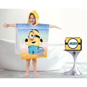 Cadeaux.com Trousse de toilette personnalisee et sa cape de bain Minions