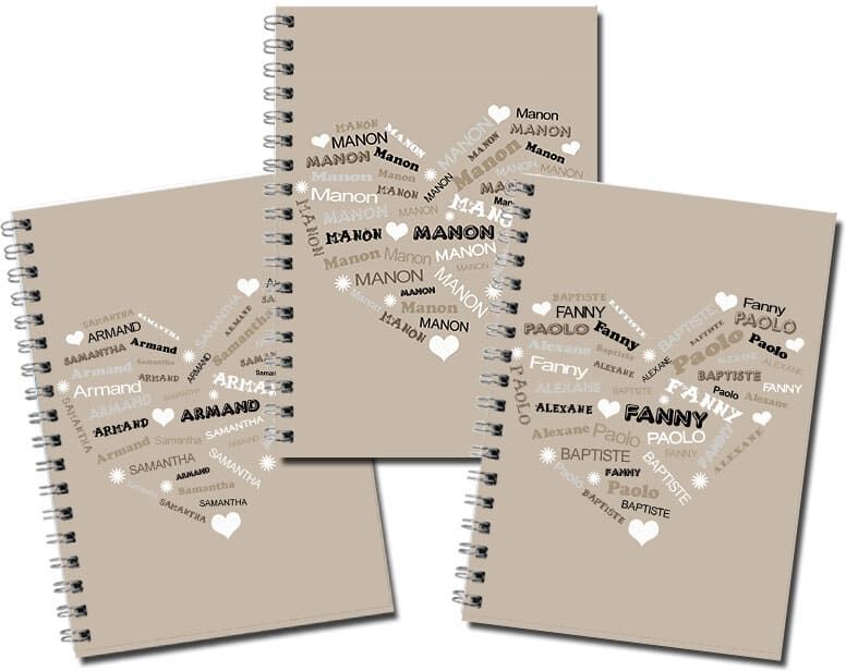 Cadeaux.com Cahier Coeur Famille