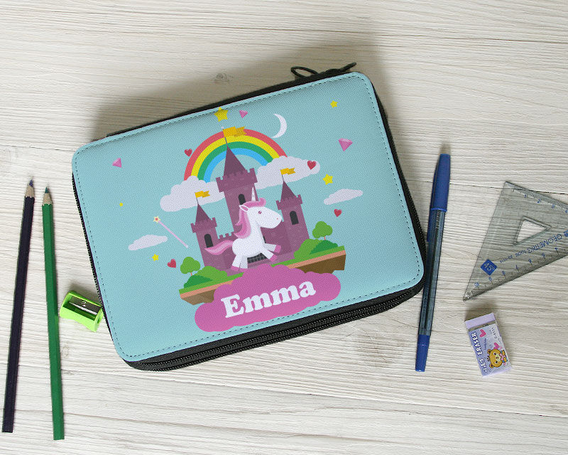 Cadeaux.com Trousse petite licorne avec fournitures