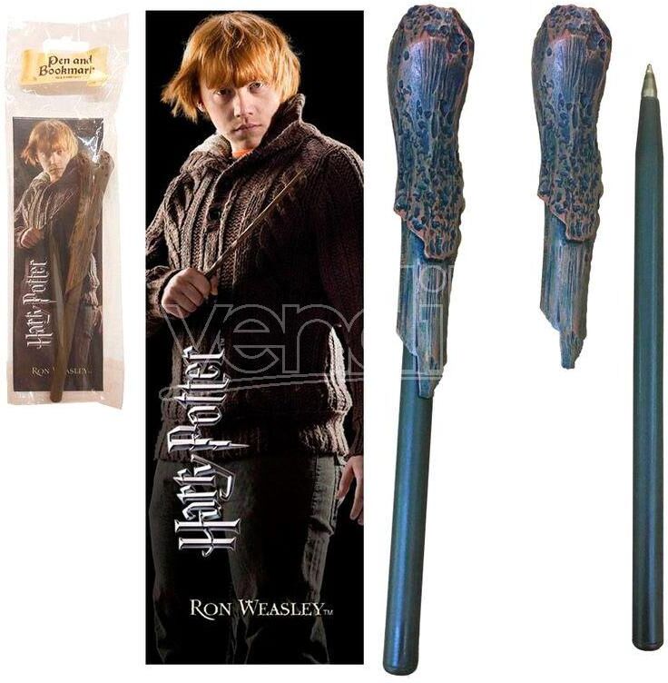 NOBLE COLLECTION Harry Potter Ron Weasley Wand Pend E Segnalibro