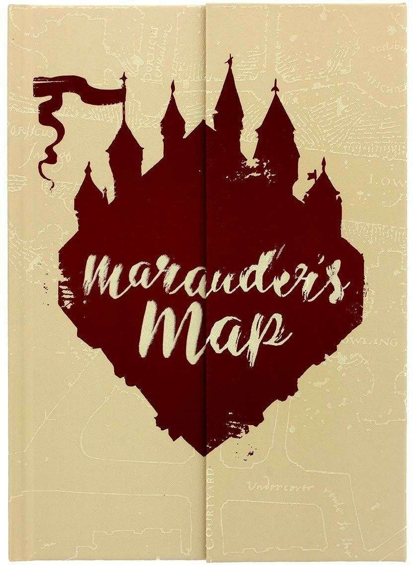 Taccuino A5 Harry Potter Mappa del Malandrino