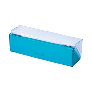 King Jim Pop Color Clear Pen Case, Turquoise