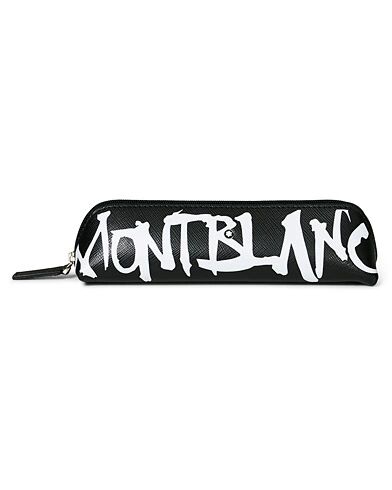 Montblanc Sartorial 2 Pen Pouch Zip Top Calligraphy Black