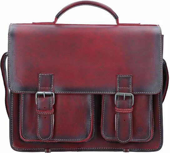 Greenburry Torba biznesowa, skórzana 39 cm red  - czerwony - Damy,Mężczyźni,Unisex - Dorośli