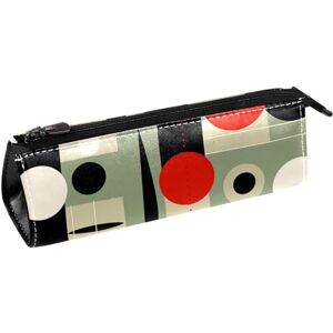 C0ps3zuihsvd VTGHDEEQ Aesthetic Pencil Case,Pencil Bag,Black Red White Dots,Pencil Box