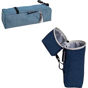 Exacompta - Ref. 52790E - 1 Bee Blue polyester pencil case - Random colours