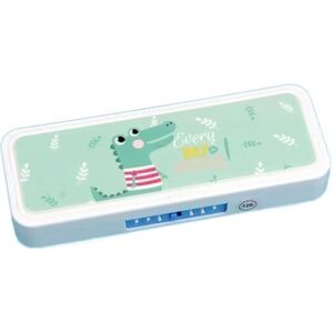 TYNXK Multifunctional Pencil Box Password Lock Pencil Case Cartoon Animals Plastic Stationery Box School Pencil Cases for Children Pen Case Student Pen Box Gifts Large Pencil Cases (Color : A18)