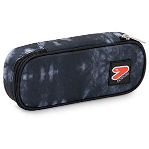 Seven Pencil case - TYE AND DYE BOY Pen Bag, Box for Stationery, Pen Pouch, Perfect for School Supplies, for Teen, Girls&Boys, Italian Design, black/gray