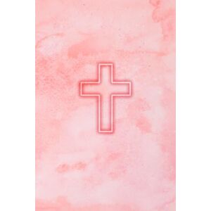 Christian Notebook - Neon Cross Red Edition: 120 Pages - A Cool Colorful Design Journal