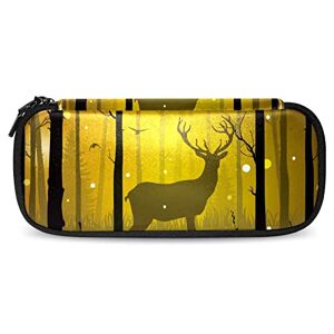 Generic Deer Pattern Pencil Case School College Supplies