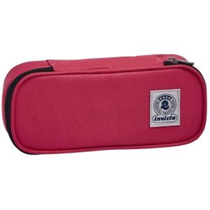 Invicta Pencil case - SOLID RECYCLED § Pen Bag, Box for Stationery, Pen Pouch, Perfect for School Supplies, for Teen, Girls&Boys, Italian Design, red