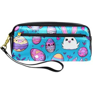 Y04yu0jyw8y YTYVAGT Pencil Case,Pencil Pouch Aesthetic,Bunny Colorful Egg Doodles,Pencil Bag