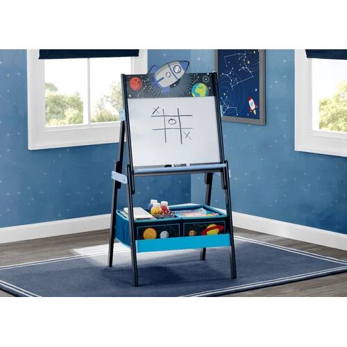 Zoomie Kids Waldo Space Adventures Marker Tray Board Easel Zoomie Kids  - Size: 89cm H x 183cm W x 76cm D