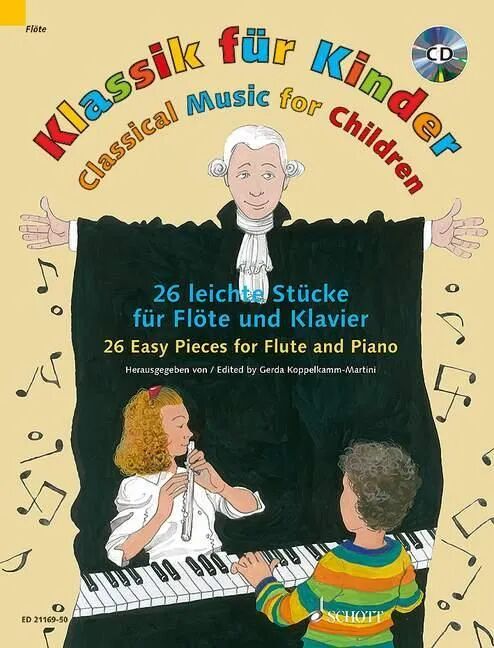 Schott Music, Mainz Klassik für Kinder, Flöte und Klavier, m. Audio-CD