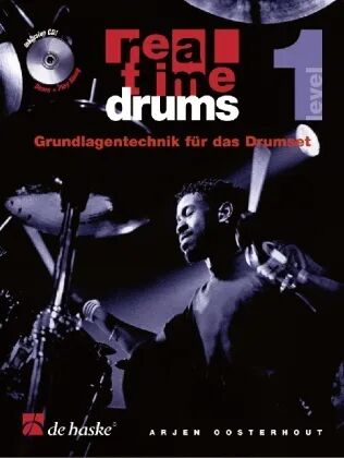 Hal Leonard Real Time Drums, m. Audio-CD