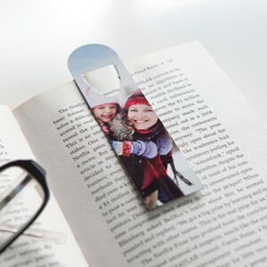 smartphoto Lesezeichen aus Metall zum Valentinstag