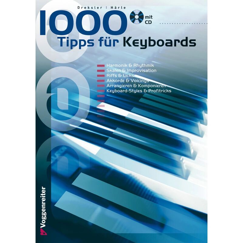 Voggenreiter 1000 Tipps für Keyboards, m. Audio-CD