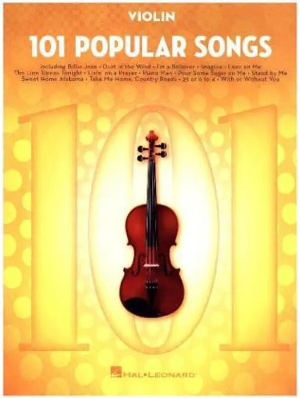 Hal Leonard 101 Popular Songs -For Violin-