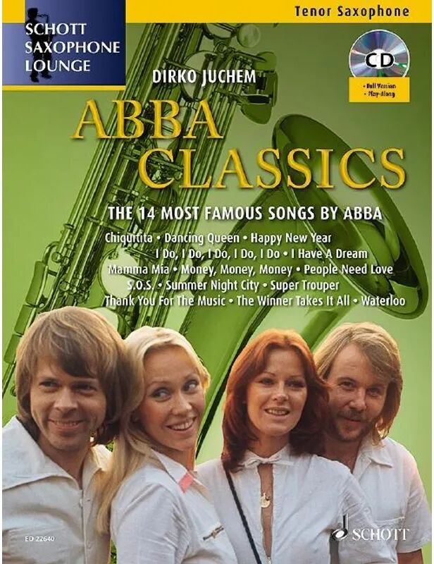 Schott Music, Mainz Abba Classics, Tenor-Saxophon, m. Audio-CD