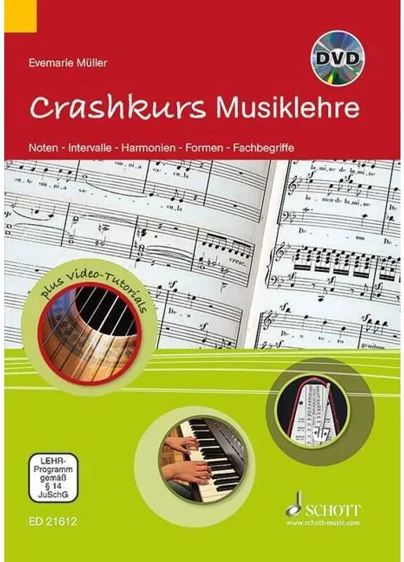 Schott Music, Mainz Crashkurs Musiklehre, m . DVD