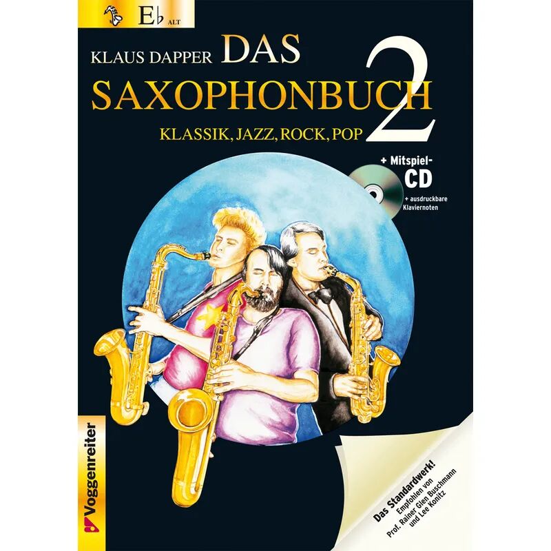 Voggenreiter Das Saxophonbuch: Tl.2 Das Saxophonbuch 2 (Version Eb), m. 1 Audio-CD