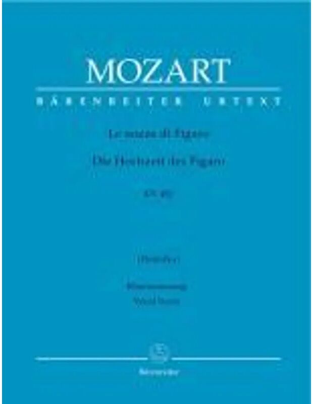 Bärenreiter Die Hochzeit des Figaro KV 492, Klavierauszug