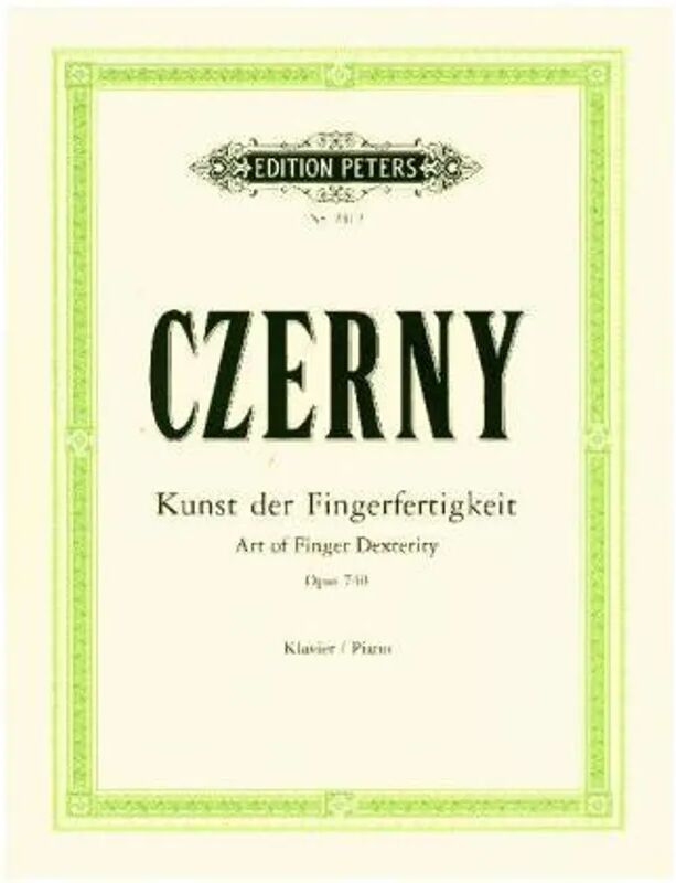 Edition Peters Die Kunst der Fingerfertigkeit für Klavier op. 740 (699)