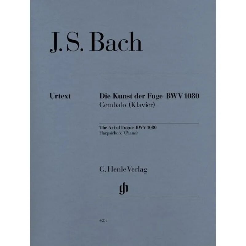 Henle Die Kunst der Fuge BWV 1080, Klavier