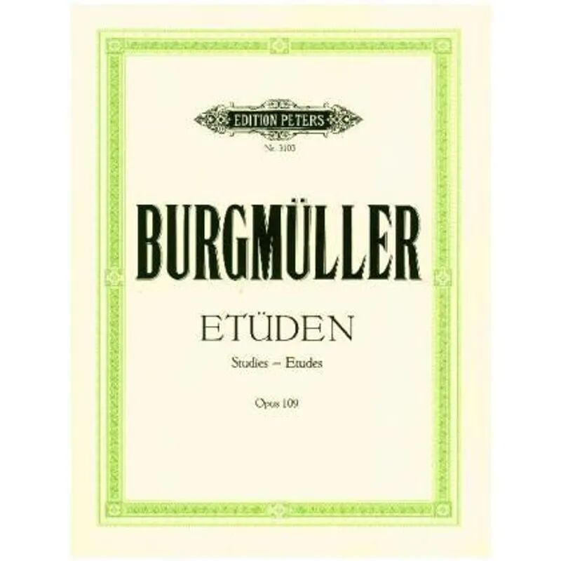 Edition Peters Etüden op. 109, Klavier