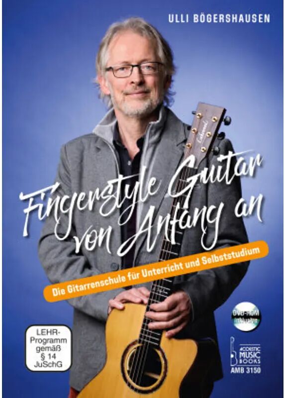 Acoustic Music Books Fingerstyle Guitar von Anfang an, m. DVD-ROM