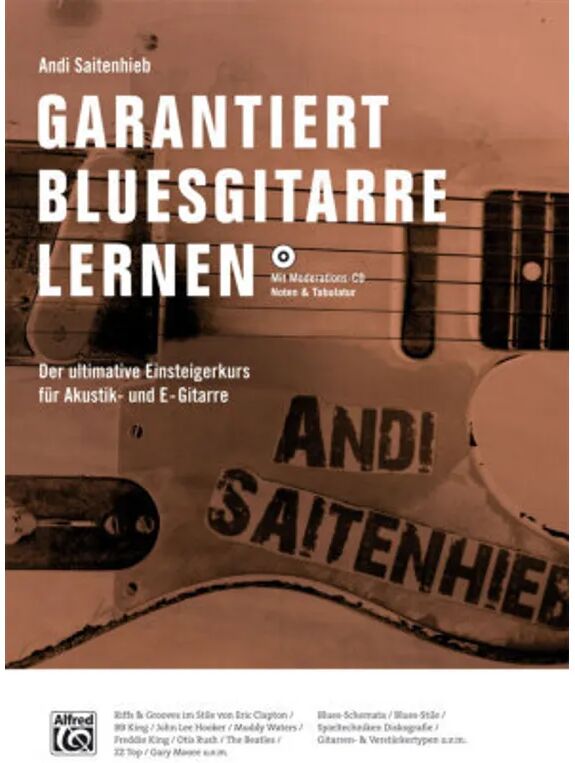 Alfred Music Publishing Garantiert Bluesgitarre lernen, m. CD-ROM