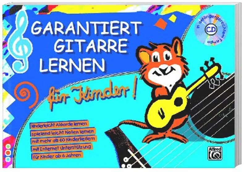 Alfred Music Publishing Garantiert Gitarre lernen für Kinder, mit Audio-CD