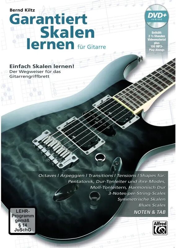 Alfred Music Publishing Garantiert Skalen lernen für Gitarre, m. 1 DVD+