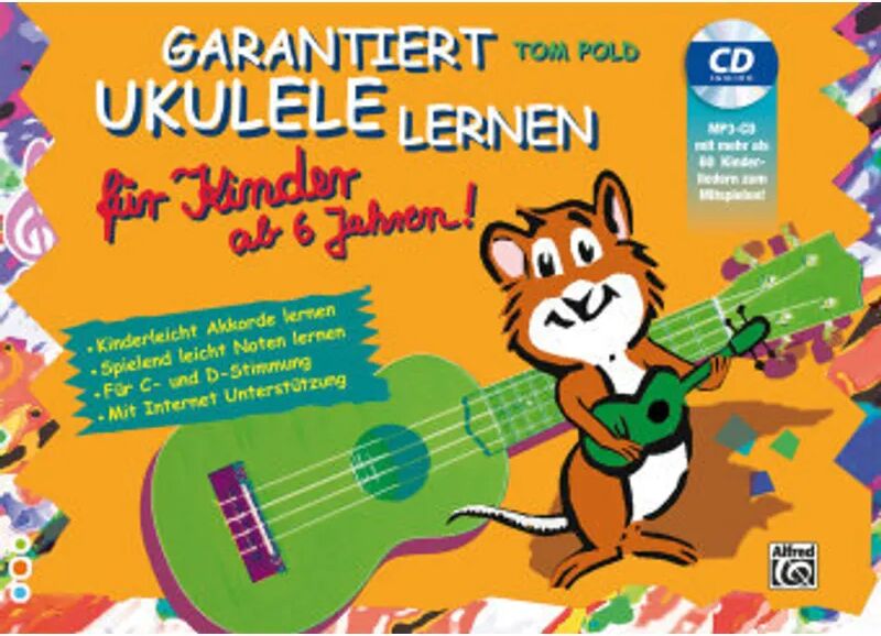 Alfred Music Publishing Garantiert Ukulele lernen für Kinder, m. MP3-CD