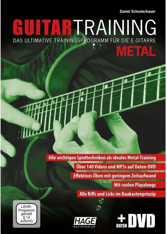 Hage Musikverlag Guitar Training Metal (mit QR-Codes)