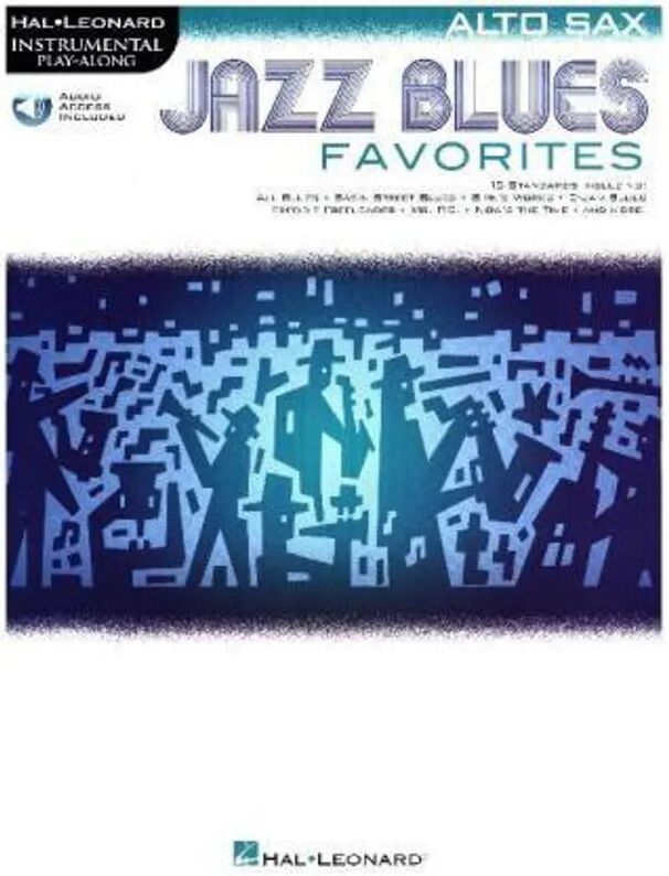 Musicsales Instrumental Play-Along Jazz Blues Favorites, Alto Saxophone