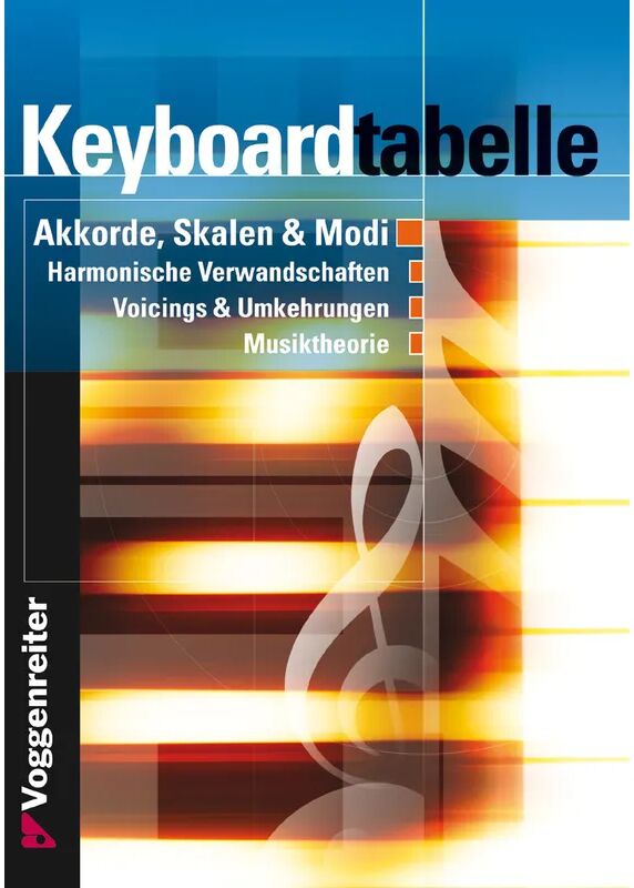 Voggenreiter Keyboardtabelle